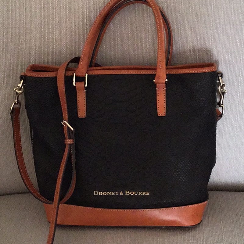 Dooney & Bourke Python Black Purse.